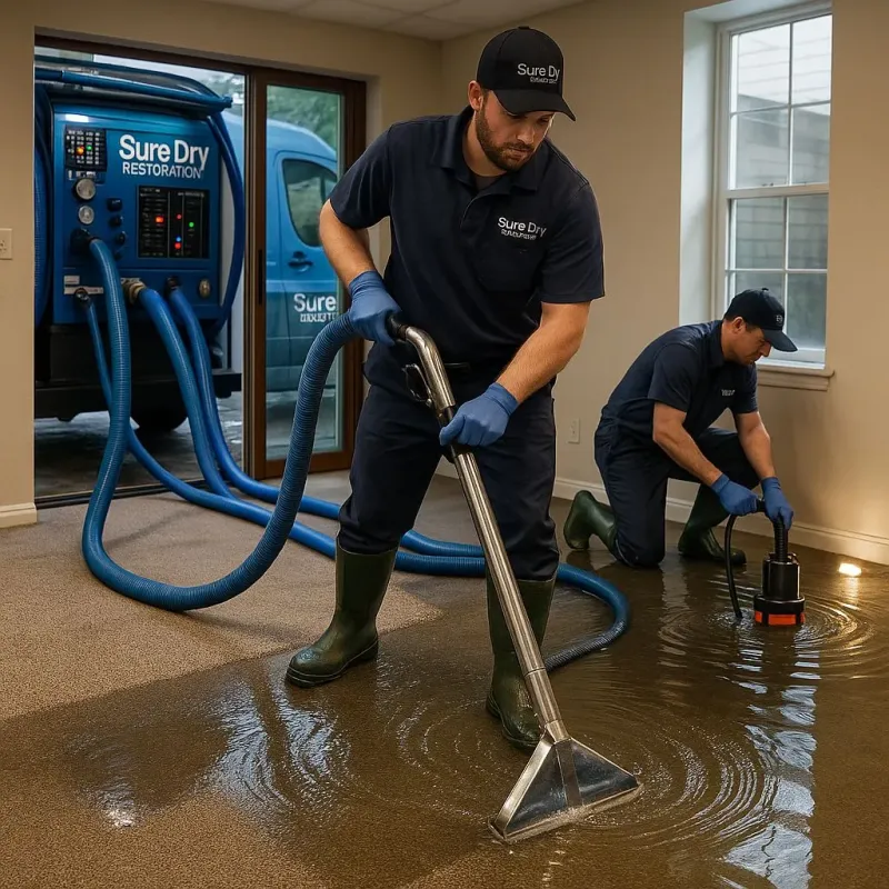 Water Extraction and Removal process in West Hartford, CT